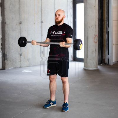 48. Gummierte Festhantel/Stange HMS 40 kg GSG-40 