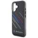6. BMW Motorsport IML Random Stripes Hülle für iPhone 16 Plus - Schwarz