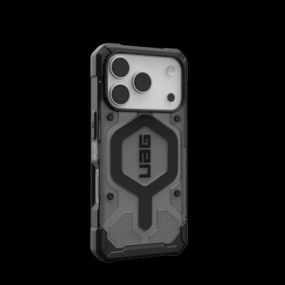 2. UAG Pathfinder Clear MagSafe Case für iPhone 17 Pro - Grau/Schwarz