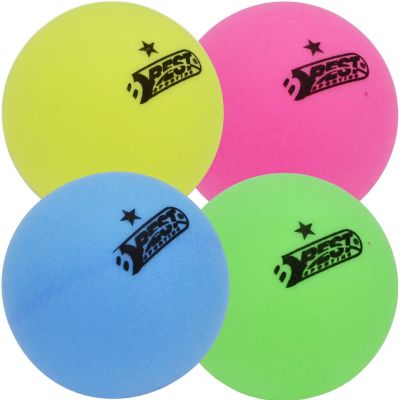 14. BEST SPORTING BUNTE TISCHTENNISBÄLLE, 6 STÜCK