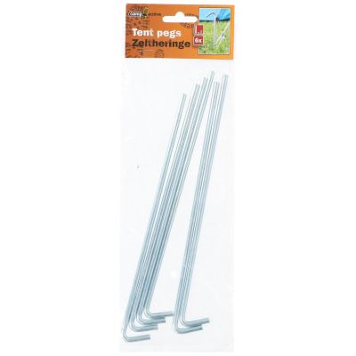 4. Zeltnägel 23 cm, 6er-Set, Metall, Camp Active