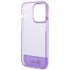 7. Guess Transparente Hülle für iPhone 14 Pro Max – Lila