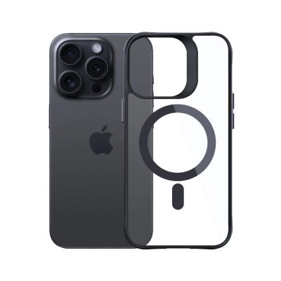 5. 3mk Satin Armor MagCase Hülle für Apple iPhone 15 Pro – transparent