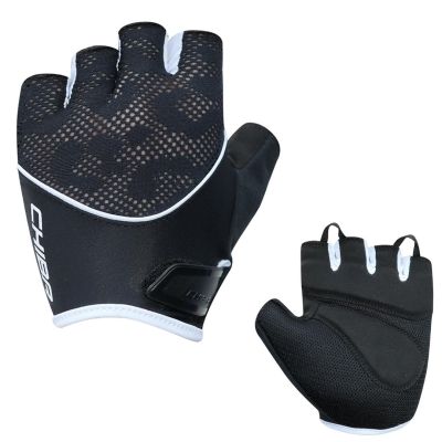 CHIBA Damenhandschuhe LADY GEL Schwarz-Weiß S