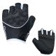 CHIBA Damenhandschuhe LADY GEL Schwarz-Weiß S