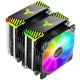 2. Jonsbo CR-2000GT CPU-Kühler mit Radiator und 12 cm Lüfter, schwarz, 1 Stück.