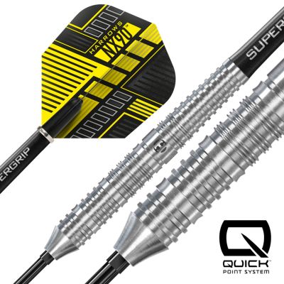 2. Harrows NX-90 Parallel QP 90 % Steeltip-Darts