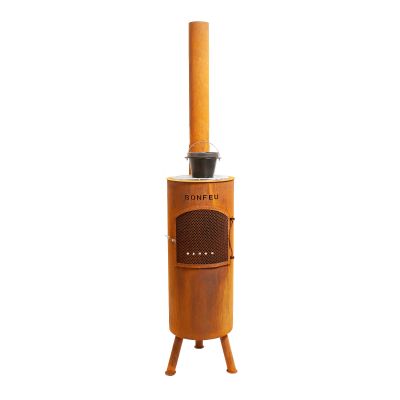 20. BF Bongiano LP rostiger Gartenkamin