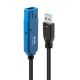 Lindy 43158 USB-Kabel USB 3.2 Gen 1 (3.1 Gen 1) 8 m USB A Schwarz