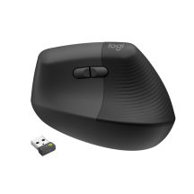 Logitech Lift Vertikale Business Schwarze Maus