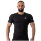 45. Rashguard Kurzarm schwarz BlackRS - S