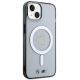 4. BMW BMHMP14SHCRS iPhone 14 6.1" Hülle transparent Hardcase Silver Ring MagSafe