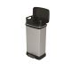 CURVER ABFALLBEHÄLTER MIT PEDAL 23L+23L/10L METALLISCH