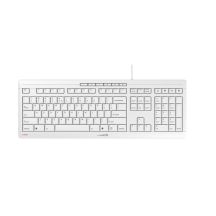 CHERRY STREAM Tastatur Office USB QWERTY US Englisch Weiß