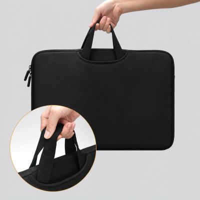 3. Wozinsky WNT-17B 17,3"-Laptoptasche mit ausziehbarem Neoprengriff – Schwarz