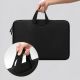 3. Wozinsky WNT-17B 17,3"-Laptoptasche mit ausziehbarem Neoprengriff – Schwarz
