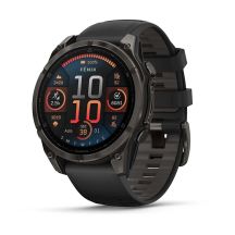 Garmin fenix 8 3,56 cm (1.4") AMOLED 47 mm Digital 454 x 454 px Touchscreen Schwarz WLAN GPS