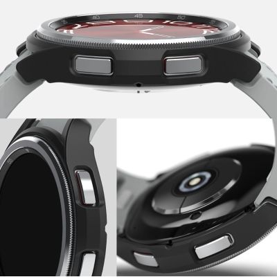 5. Ringke Slim 2er-Pack Hülle für Samsung Galaxy Watch 6 Classic 43 mm - Schwarz und Transparent