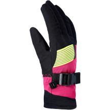 VIKING Forter Ski Kinder-Skihandschuhe, schwarz und pink, Größe 5