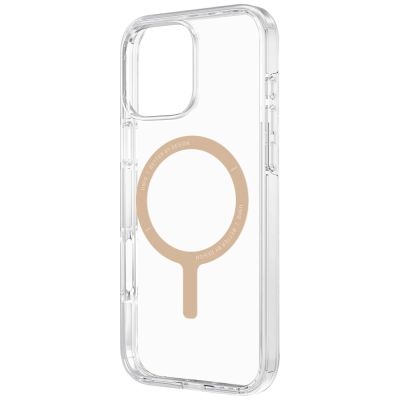 2. Uniq Clario Magclick Ladehülle für iPhone 16 Pro Max - Transparent Gold