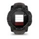 5. Garmin Instinct 3 – 50 mm AMOLED-Uhr, schwarz mit mattschwarzem Armband