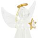 4. Glas-Christbaumkugel „Engel“ 14 cm – Saska Gift & Decor