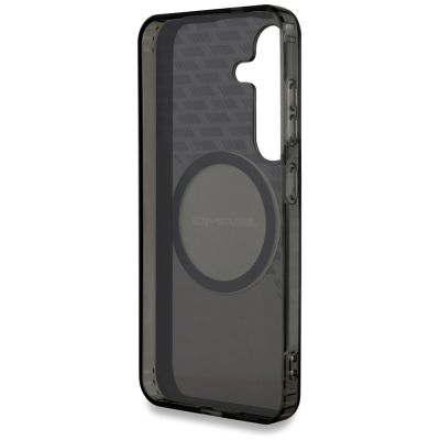 7. AMG Transparent Rhombs MagSafe Case für Samsung Galaxy S25 - Schwarz