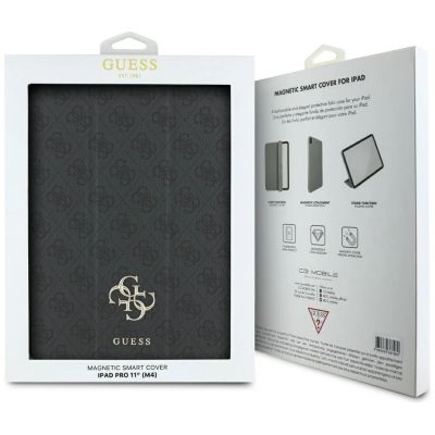 6. Guess GUFC11PM24PS4SGK iPad Pro 11" 2024 schwarz/schwarz magnetisches 4G großes Logo