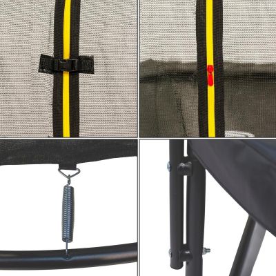 8. ENERO Trampolin mit Innennetz Ø244CM PREMIUM