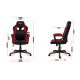 11. Huzaro FORCE 2.5 Gaming-Stuhl aus rotem Netzgewebe