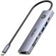 19. UNITEK HUB USB-C 7IN1 PD 100W HDMI 2.0 MIT EIN/AUS-TASTE