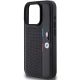 6. BMW Perforated Tricolor Line Hülle für iPhone 15 Pro – Schwarz