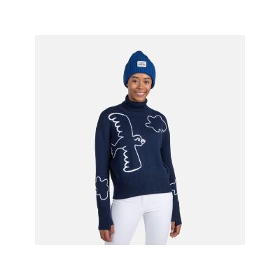Rossignol W Jcc Rollkragenpullover Blau