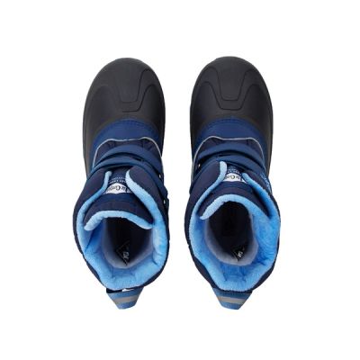 6. Lee Cooper Kinder-Winterstiefel, Schneestiefel, marineblau, warm gefüttert, mit Klettverschluss