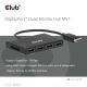2. USB Club Hub 3D MST (Multi Stream Transport) DisplayPort 1.4 auf 4x DisplayPort, vier Monitore, 4x 4K30Hz, 8K30Hz