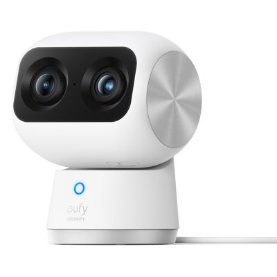 Anker Eufy | Sicherheitskamera für den Innenbereich | S350 | Weitwinkelobjektiv | Tischmodell | Micro-SD-Karte, max. 128 GB | Weiß