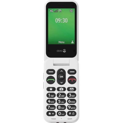 4. Doro Leva E30 7,11 cm (2,8") 142,7 g Rot, Weiß Funktionsfähiges Handy