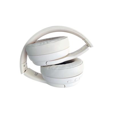 3. Conceptronic PARRIS03C Kopfhörer/Headset, kabelgebunden & kabellos, mit Bluetooth-Funktion, Creme