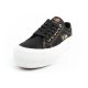 12. Lee Cooper Damen-Sneaker mit Plateausohle, schwarz mit Gold