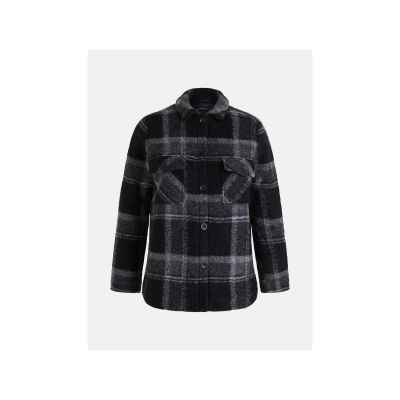 Peak Performance W Kelly Wollhemd Jacke Schwarz