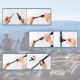 6. Qunature Nordic Walking Trekkingstock Aluminium 110 – 130 cm 1 Stk. - Lila