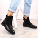 10. Isolierte flache Stiefeletten Potocki W WOL88C schwarz