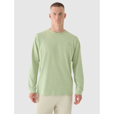 Oversize-Langarmshirt für Herren mit Print, Größe 4F 4FRAW24TLONM502-44S