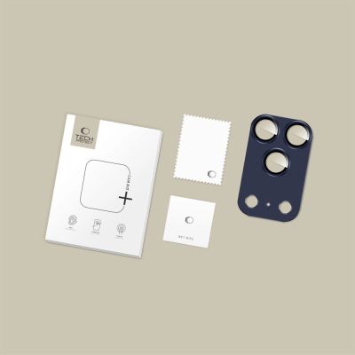 4. Tech-Protect Camfull Fit+ Kameralinsenglas für iPhone 17 Pro – Marineblau
