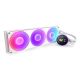 4. NZXT Kraken Elite 420 RGB All-in-One-Flüssigkeitskühler für Prozessoren, 14 cm, Weiß, 1 Stück.