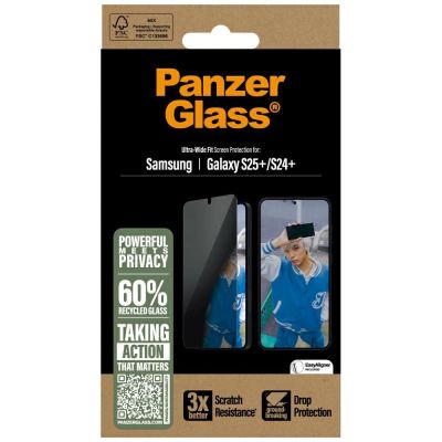 4. PanzerGlass Ultra-Wide Fit Sichtschutzglas für Samsung Galaxy S25+