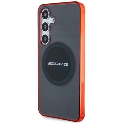 2. AMG Transparente Bicolor MagSafe-Hülle für Samsung Galaxy S24 – Schwarz