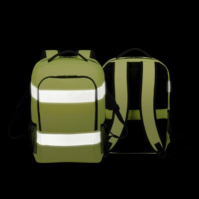 8. DICOTA P20471-17 Rucksack Schwarz, Grau, Gelb Recyceltes Polyethylenterephthalat (rPET)