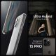 6. Spigen Ultra Hybrid-Hülle für iPhone 15 Pro – transparent und matt