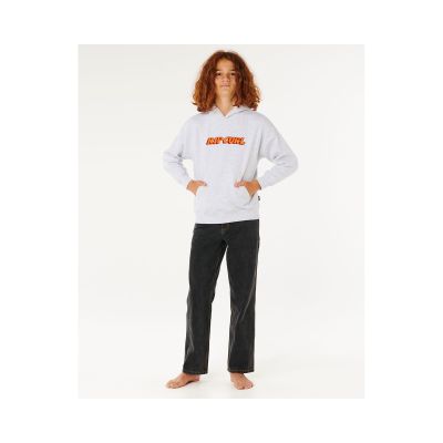 3. RIP CURL Eternal Shred Logo Hood-Boy Grau